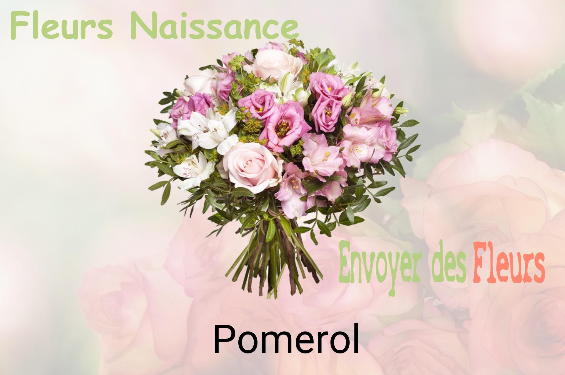 Bouquet de fleurs de naissance livré à Pomerol